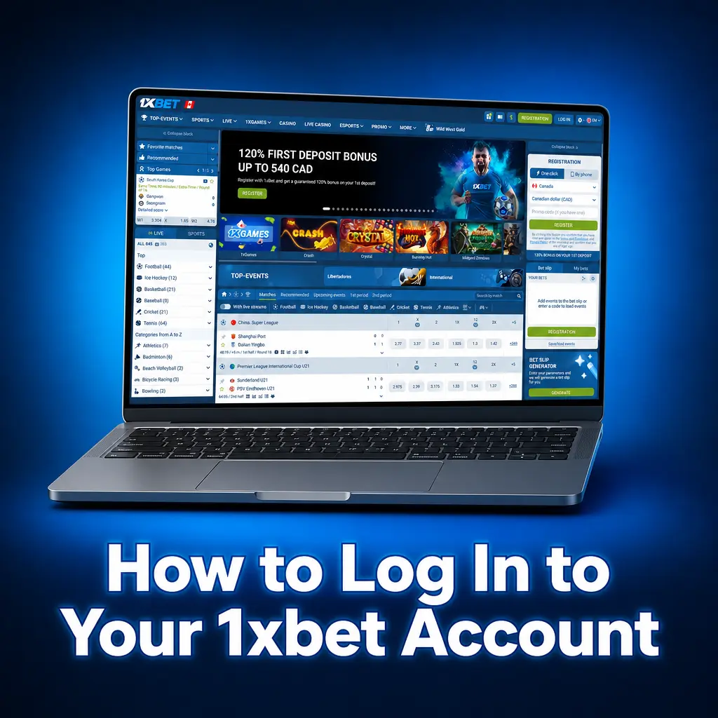 1xbet login page showing step-by-step account sign-in process including 2FA and password reset options