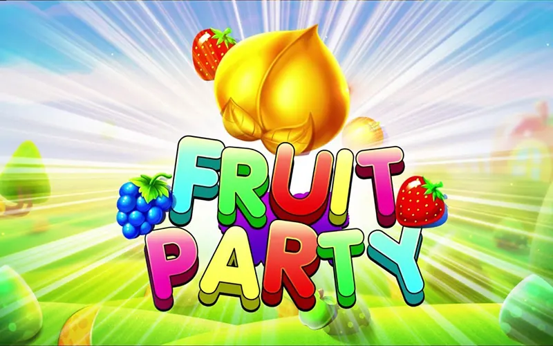 Enjoy cluster payouts and random multipliers in Fruit Party at 1xBet.
