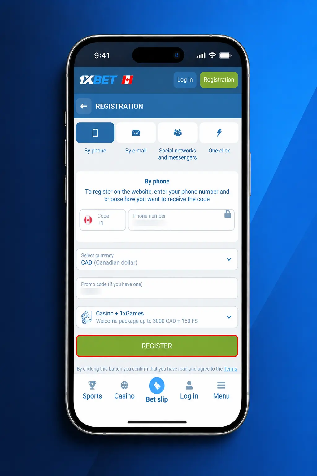 Step-by-step guide showing how to log in, find slots, and start spinning on the 1xbet casino platform.