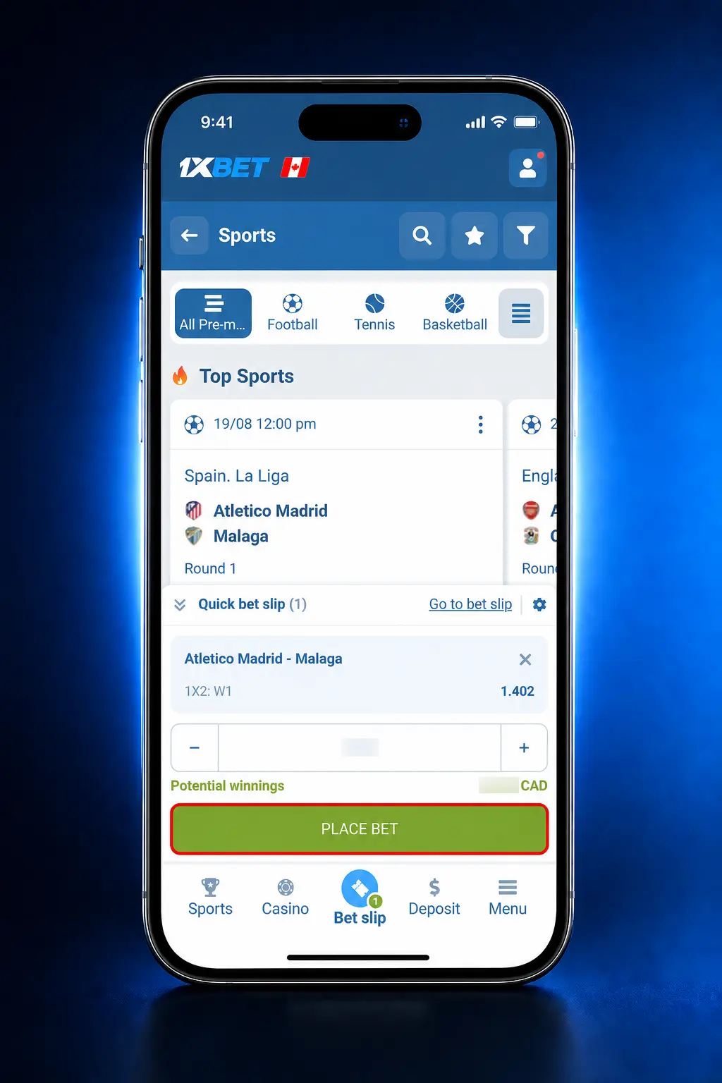 Step-by-step guide to registering, depositing, and placing your first e-sports bet on 1xbet in 5 easy steps.